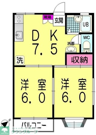 ブランメゾン長後の物件間取画像